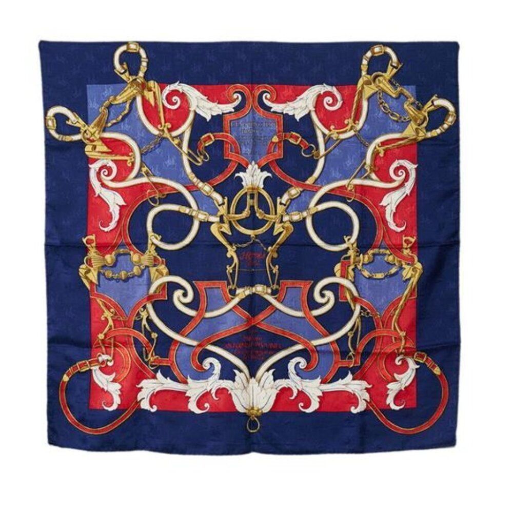 Hermes L'Instruction Du Roy Silk Scarf